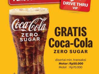 Promo McDonalds Drive Thru VIP Gratis Coca-Cola Zero Sugar dengan transaksi minimal motor dan mobil periode November 2025