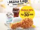 Promo McDonald’s Paket 1 Ayam + Nasi + Minum + McFlurry Rp. 30 Ribuan berlaku 25 Oktober 2025 di restoran McDonald’s Indonesia.