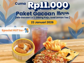Promo Mie Gacoan HUT Mandiri Taspen cuma Rp. 11.000 1
