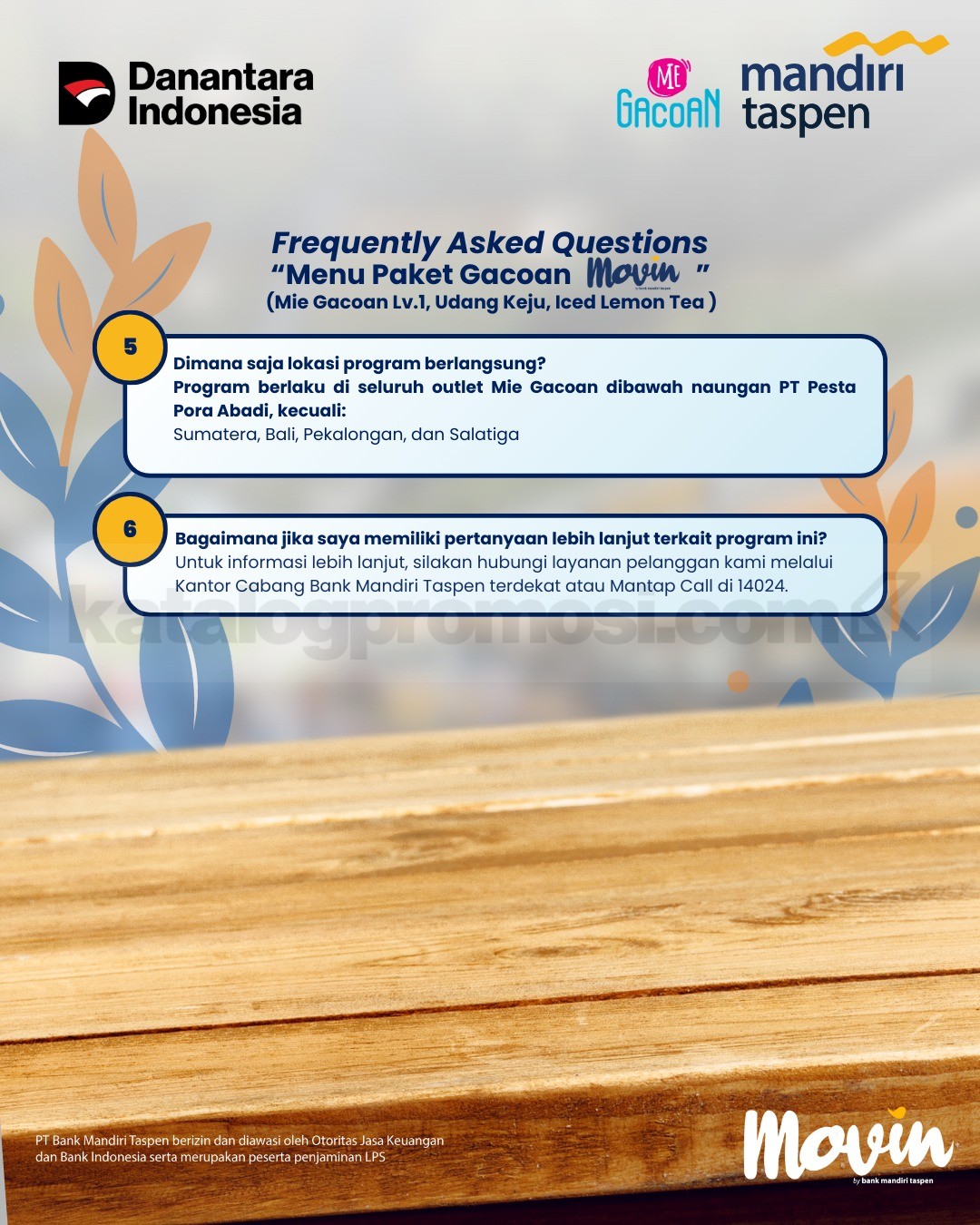 Promo Mie Gacoan HUT Mandiri Taspen cuma Rp. 11.000 Promo Mie Gacoan HUT Mandiri Taspen cuma Rp. 11.000 4