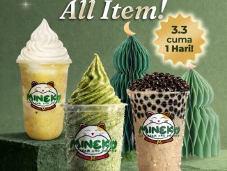 Promo Mineko Berkah 3.3 All Item Rp. 11.000 03 Maret 2026 berlaku di semua outlet