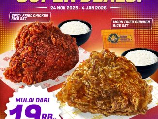 Promo Moon Chicken x Hot Side Story Super Deals mulai Rp. 19.000 manis Korean atau pedas fiery