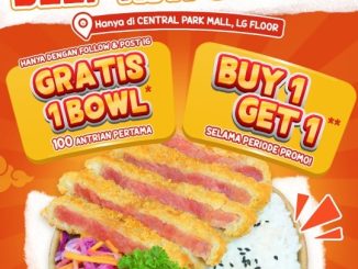 Promo Niu Bao Beef Katsu Set Buy 1 Get 1 Free Central Park Mall