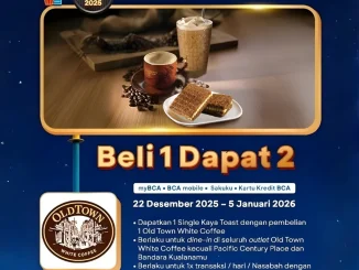 Promo OldTown White Coffee BCA Beli 1 Dapat 2