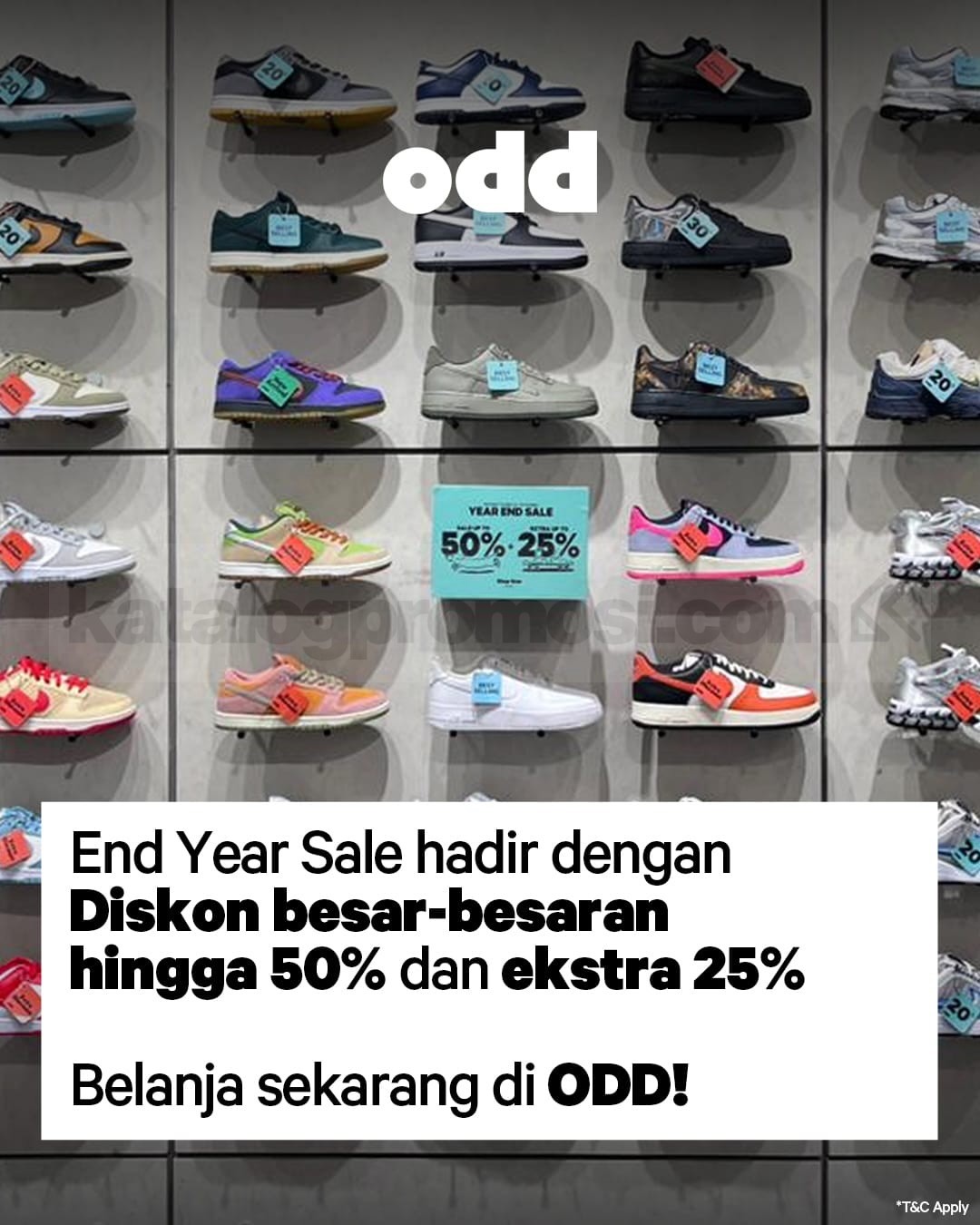 Promo OUR DAILY DOSE Year End Sale Hingga 50% + 25% Promo OUR DAILY DOSE Year End Sale hingga 50% plus tambahan 25% untuk koleksi pilihan