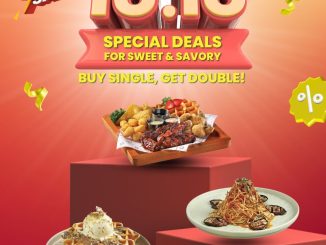 Promo PANCIOUS 10.10 Buy 1 Get Double Pancake berlaku 10 Oktober 2025 di Pancious Surabaya dengan pembelian minimal Rp. 250.000.