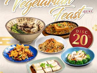 Promo Paradise Dynasty Medan Vegetarian Feast diskon 20% berlaku 6 Oktober–20 Desember 2025 khusus dine-in Medan.