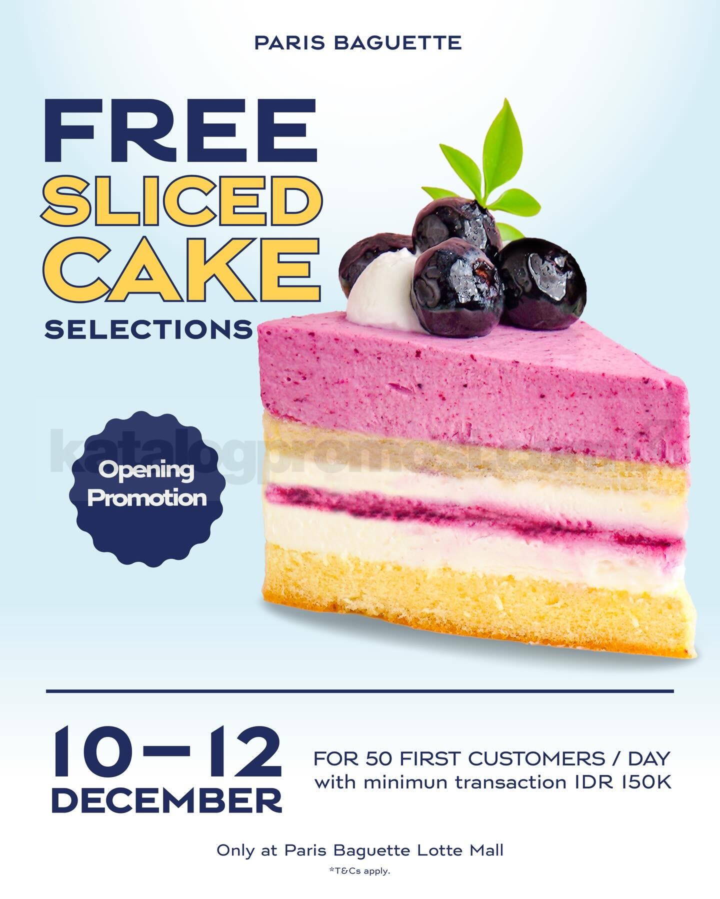 Promo Paris Baguette Lotte Mall Beli 1 Gratis 1 Promo Paris Baguette Lotte Mall Beli 1 Gratis 1 3