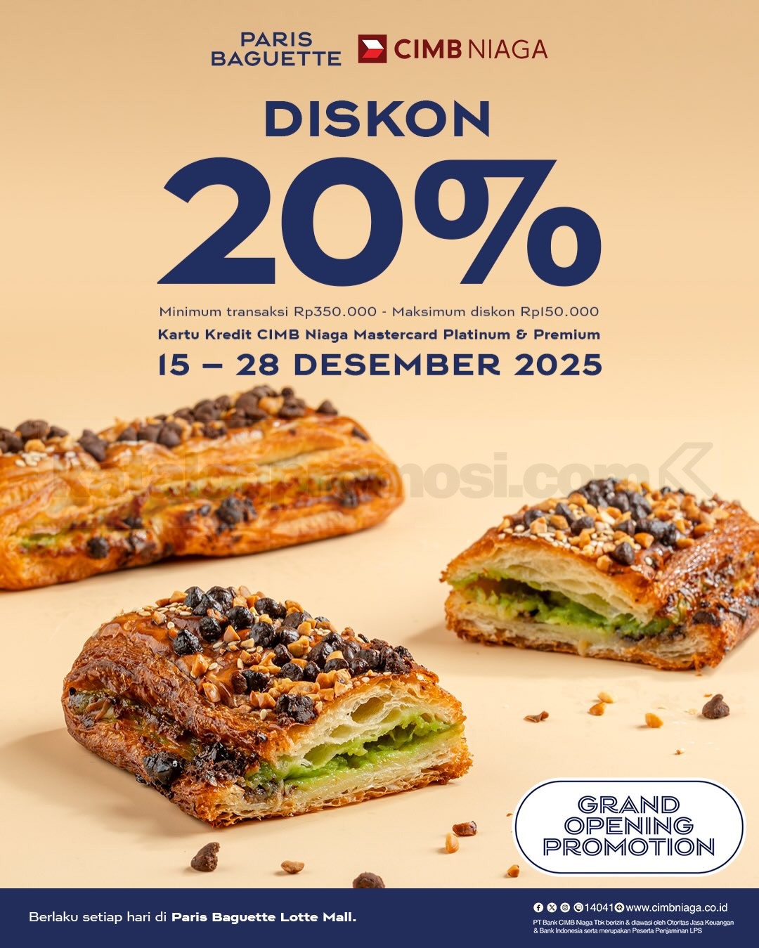 Promo Paris Baguette Lotte Mall Beli 1 Gratis 1 Promo Paris Baguette Lotte Mall Beli 1 Gratis 1 4