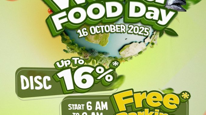 Promo Pasar Modern Sinpasa Hari Pangan Dunia diskon hingga 16% berlaku 16 Oktober 2025