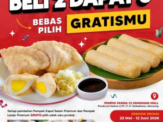 Promo Pempek Farina Grand Opening Beli 2 Dapat 3 gratis pilih pempek favorit di Semarang