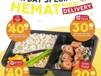 Promo PEPPER LUNCH Payday Delivery diskon hingga 40% via GrabFood GoFood ShopeeFood Boga Apps
