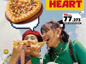 Promo PHD Hari Kartini Pizza Heart Rp. 77ribuan varian Supreme Meaty Tuna Melt takeaway delivery