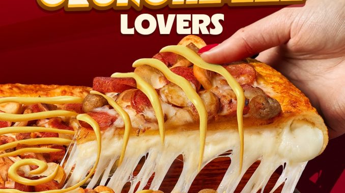 Promo Pizza Hut Cruncheeze Pizza mulai Rp.80.000 dengan pinggiran mozzarella dan crunchy parmesan