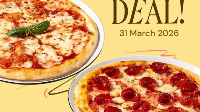 Promo Pizza Marzano One Day Deal 2 Pizza Rp. 100.000 dua pizza klasik satu harga