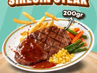 Promo Platinum Resto & Café Sirloin Steak Rp. 129.000 lengkap dengan side dish favorit area Jabodetabek