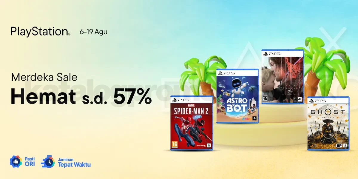 Promo PlayStation Merdeka Sale Diskon hingga 57% Promo PlayStation Merdeka Sale diskon hingga 57% di Blibli
