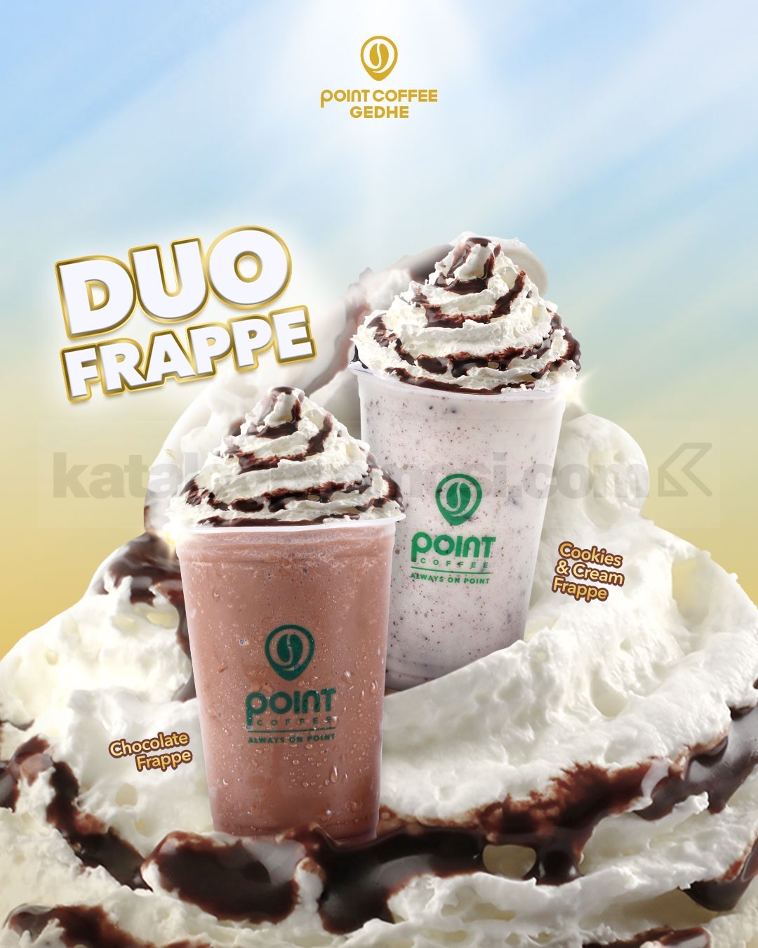 Promo Point Coffee Duo Frappe Rp. 48.000 Promo Point Coffee Duo Frappe Rp. 48.000 beli 2 frappe hemat 12 ribu via GrabFood
