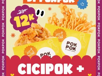 Promo Pokpok Gajian Hepi Cicipok + Jajapok Rp. 12.000 dengan cireng dan jamur krispi renyah