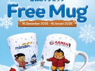 Promo Ramen1 x Mandiri Gratis Mug Winter periode 16 Desember 2025 sampai 16 Januari 2026