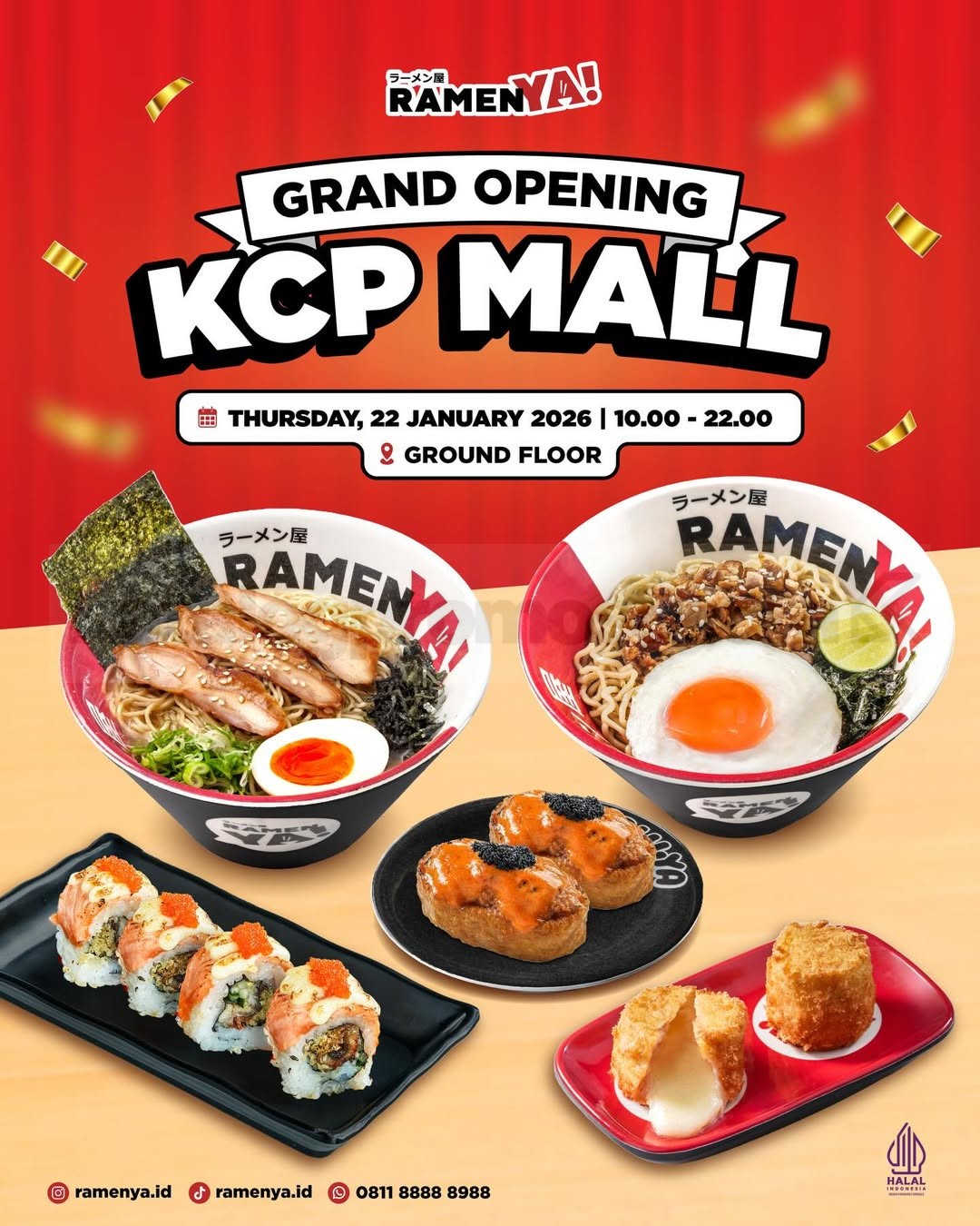 Promo RamenYa Opening Karawang Central Plaza Mall Beli 1 Gratis 1 Ramen Promo RamenYa Opening Karawang Central Plaza Mall beli 1 gratis 1 ramen