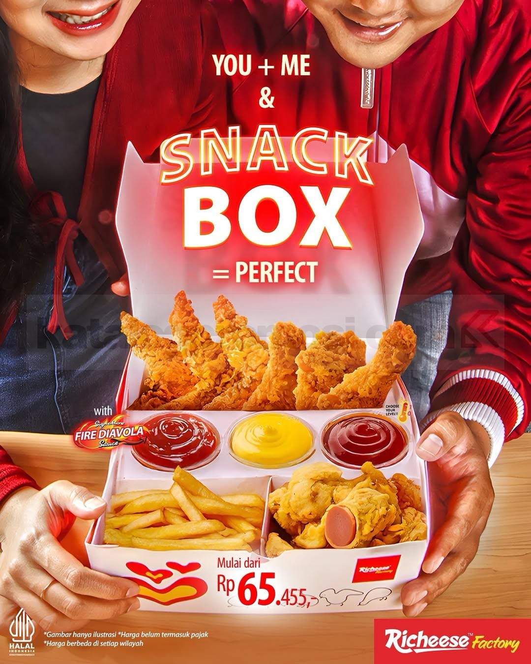 Promo Richeese Factory Snack Box Mulai Rp65.455 • SoPasti.Com