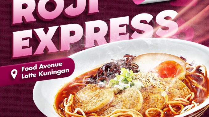 Promo ROJI EXPRESS Lotte Mall Kuningan Buy 1 Get 1 Free berlaku 27–29 Oktober 2025 di Lotte Mall Kuningan lantai 4