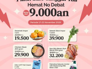 Promo Sayurbox Flash Sale belanja hemat mulai Rp. 9.000-an dengan berbagai produk favorit