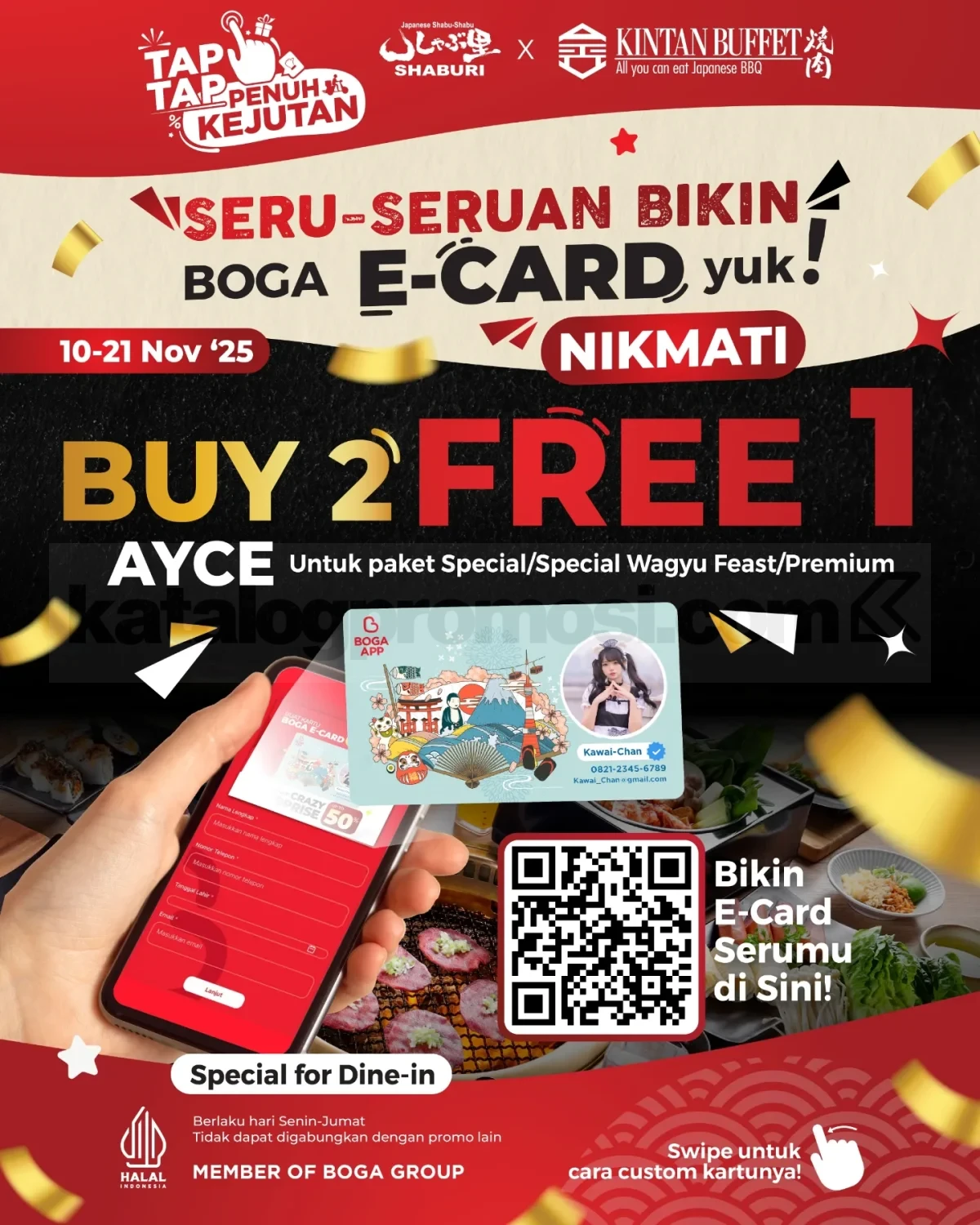 Promo Shaburi & Kintan Buffet Buy 2 Free 1 Promo Shaburi & Kintan Buffet Buy 2 Free 1 1