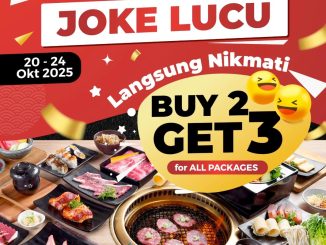 Promo Shaburi Kintan Buffet Buy 2 Get 3 berlaku 20–24 Oktober 2025 di seluruh outlet dine-in