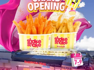 Promo Shake Shake in a Tub Grand Opening Pakuwon Mall Solo Baru Buy 1 Get 1 Free Regular Fries