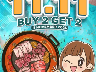 Promo Sogogi 11.11 Double Date BUY 2 GET 2 makan berempat bayar 2 tanggal 11 November 2025