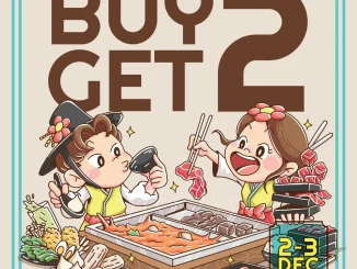 Promo Sogogi Reserve Tebet BUY 2 GET 2 untuk paket Shabu & Grill Reguler dengan penawaran bayar 2 untuk 4 orang