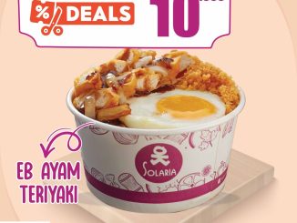 Promo Solaria Express Bowl Ayam Teriyaki mulai Rp.10.000 lewat ShopeeFood
