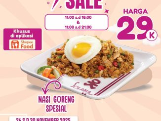 Promo Solaria ShopeeFood Flash Sale Nasi Goreng Spesial Rp. 29.000 di jam terbatas lewat ShopeeFood