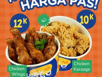 Promo Steak With U Chicken Wings & Karaage mulai Rp. 10.000 untuk dine-in di outlet tertentu