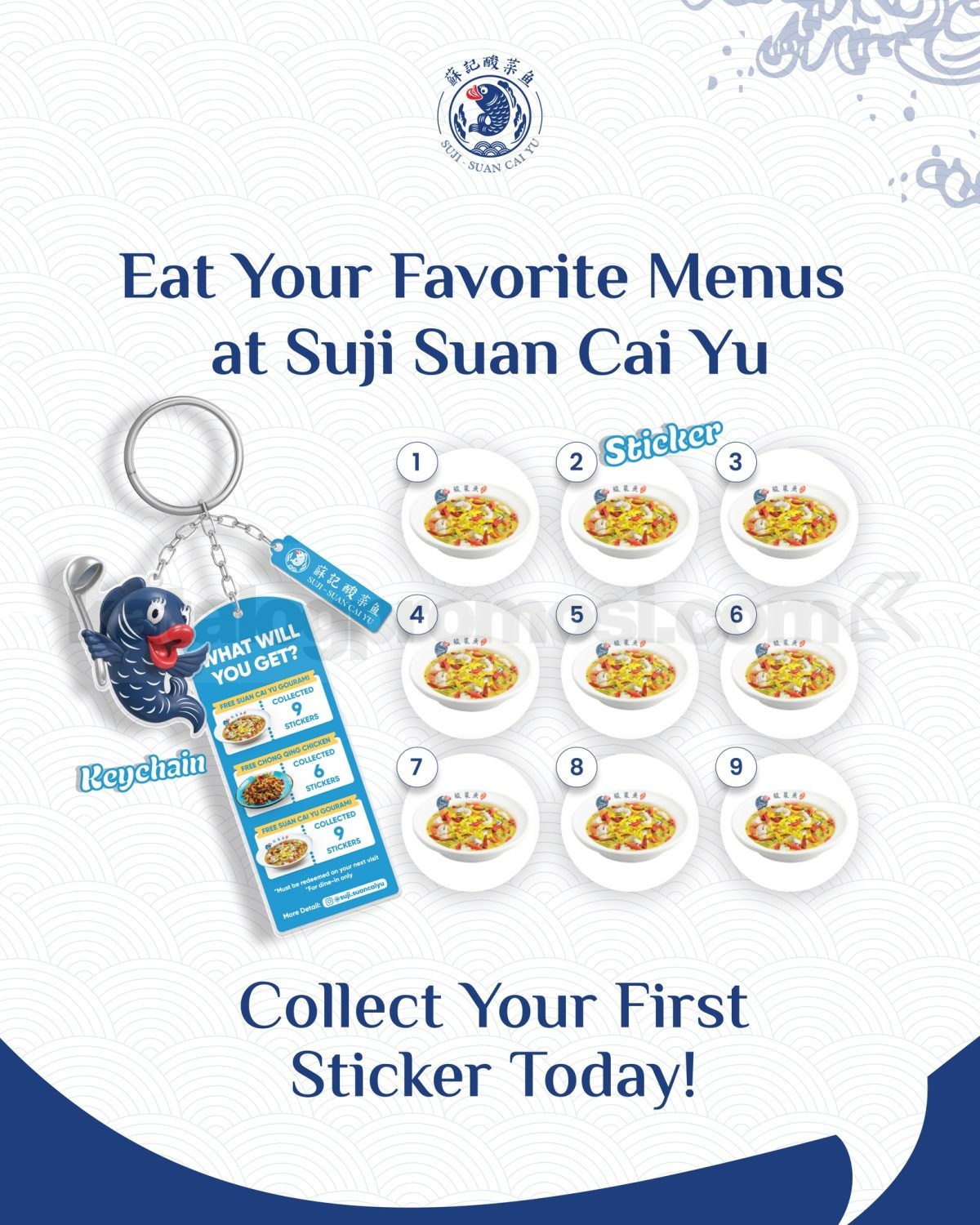 Promo Suji Suan Cai Yu Jisu Keychain Rewards Program Promo Suji Suan Cai Yu Jisu Keychain Rewards Program 1