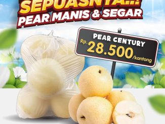 Promo SUPER INDO Ambil Sepuasnya Pear Century Rp. 28.500 per kantong berlaku 31 Oktober – 2 November 2025 di seluruh toko Super Indo.