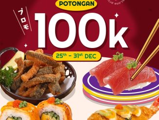 Promo Sushi Go! BRI Special Potongan Rp. 100.000 dengan pembayaran BRI di seluruh outlet