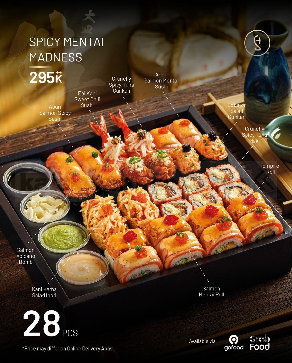 Promo Sushi Hiro Platter To Go mulai Rp. 295.000 2