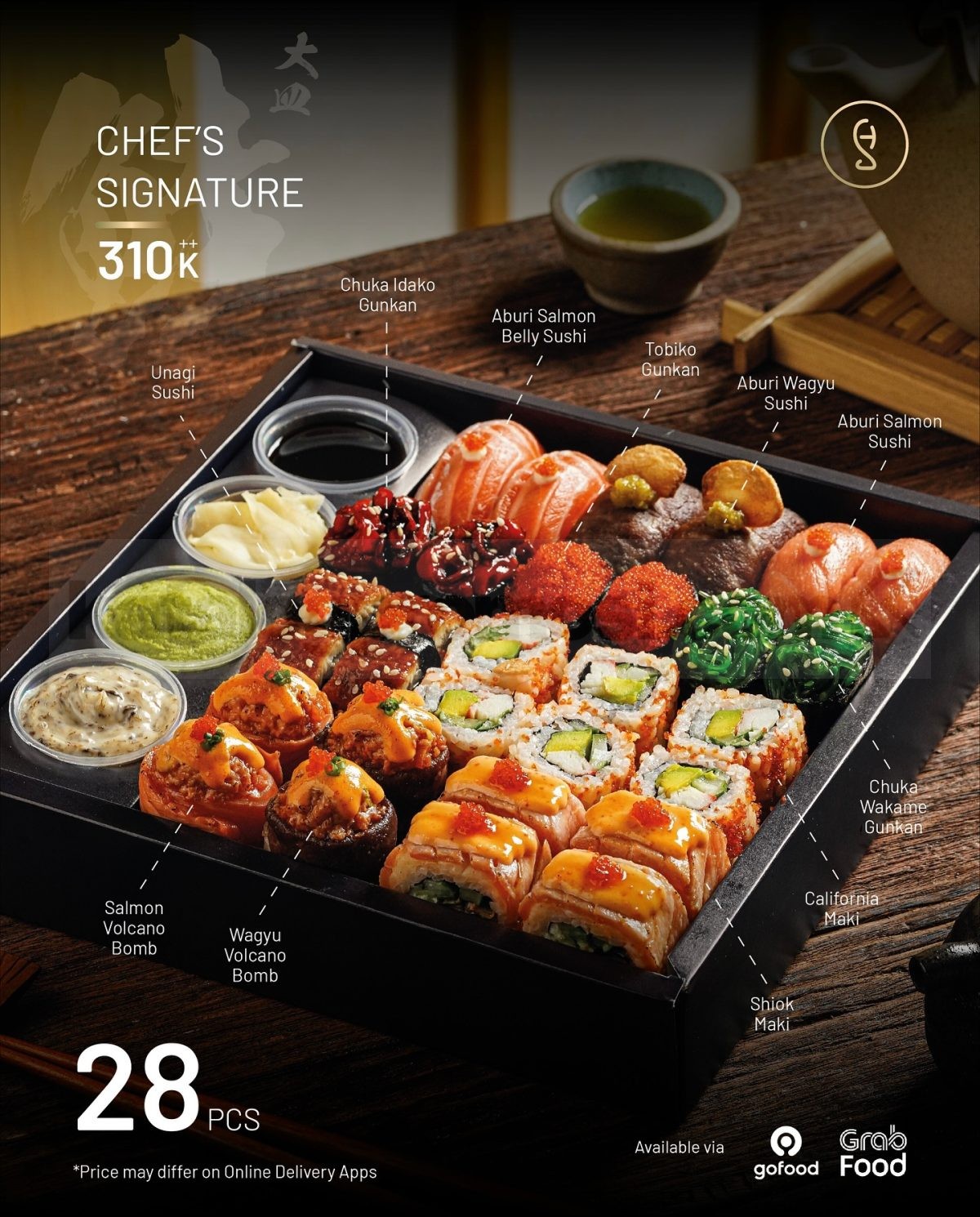 Promo Sushi Hiro Platter To Go mulai Rp. 295.000 3