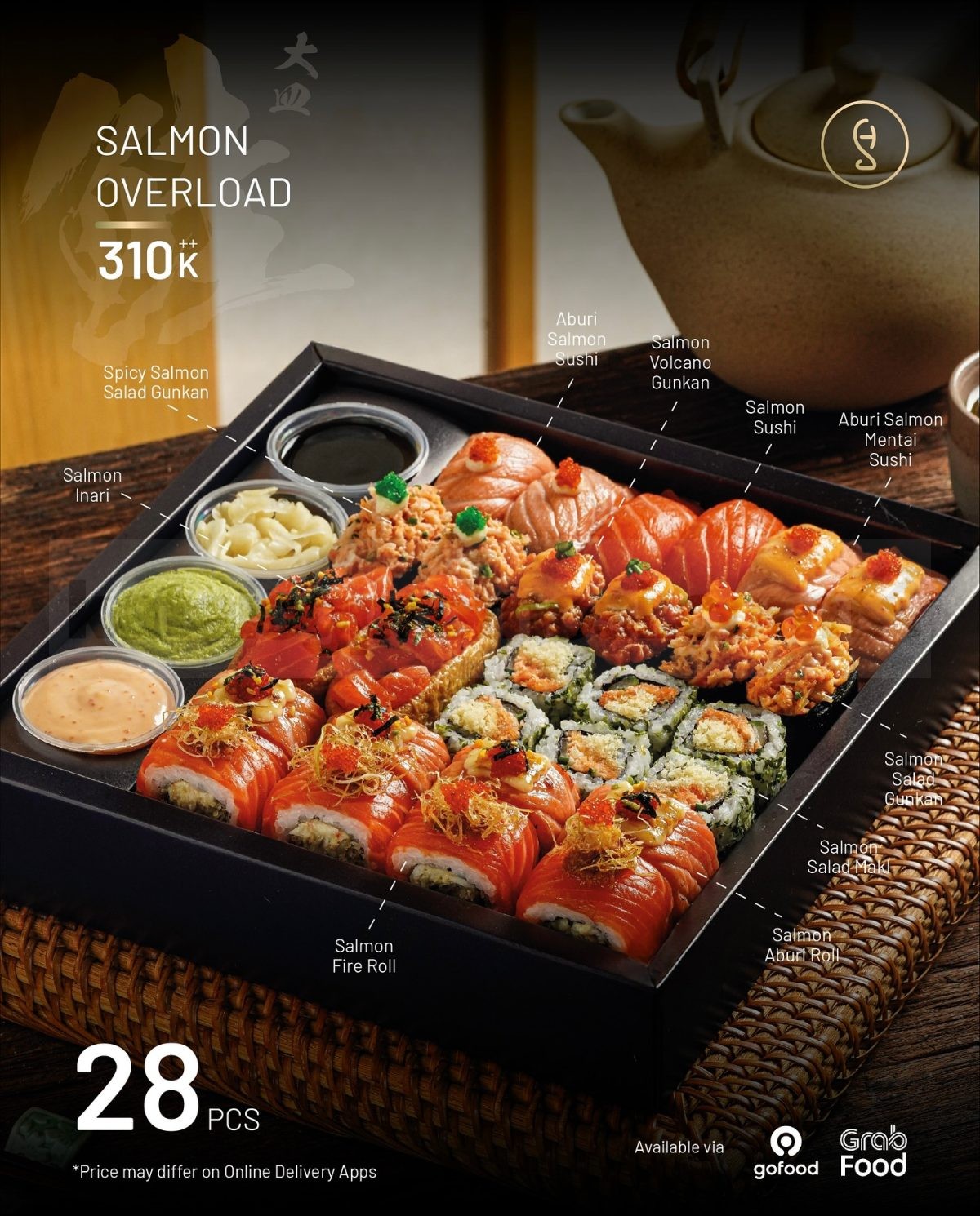 Promo Sushi Hiro Platter To Go mulai Rp. 295.000 4