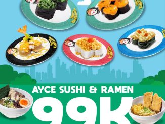 Promo Sushi Kun Opening All You Can Eat Sushi & Ramen Rp.99.000 selama 90 menit di SK Citimall Cimanggis