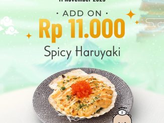 Promo Sushi Tei Flash Sale 11.11 Add-On Spicy Haruyaki Rp. 11.000