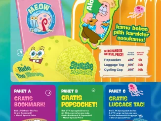 Promo Teh Kotjok Merchandise Special Price mulai Rp. 6.000 dengan edisi SpongeBoob SquarePants