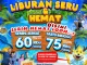 Promo The Jungle Liburan Seru & Hemat mulai Rp. 60.000, main air hemat via website dan KTP, 1–19 Desember 2025.