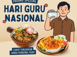 Promo The People’s Cafe Hari Guru Beli 1 Gratis 1 Nasi Ayam Geprek untuk pembelian Nasi Goreng Gila/Teri Medan