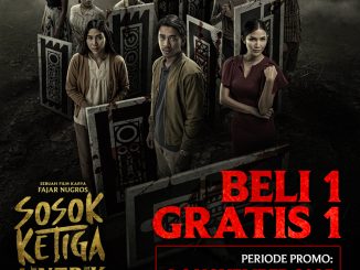 Promo TIX ID Beli 1 Gratis 1 Film Sosok Ketiga Lintrik berlaku 6–9 November 2025 di seluruh bioskop Indonesia.