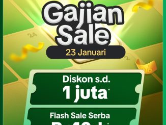 Promo Tokopedia Gajian Sale Diskon sd Rp. 1.000.000 3