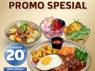 Promo Tong Tji Tea House Cashback 20% Pakai BRImo minimal transaksi Rp. 100.000